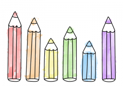 Crayon Clipart watercolor 1 - 700 X 490 | Dumielauxepices.net