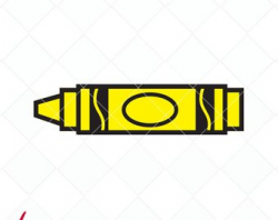 Yellow Crayon Clipart - Making-The-Web.com