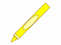 Crayon Clip Art - Yellow Crayon Clipart {#2822110} - Pngtube
