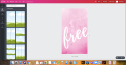 How to make a cell phone wallpaper background in Canva - Biz BFF
