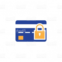 Credit Card Security Icon Vector Safe Payment Concept Solid ...