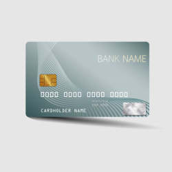 Modern credit card template. with inspiration from the ...