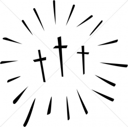 Three Small Crosses | Cross Clipart