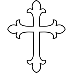 Cross clipart black and white free clipart images 2 ...