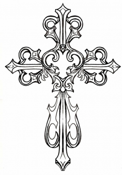 Black white unique cross clipart ideas on christmas t 3 ...