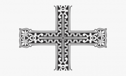 Cross Clipart Vintage - Ornament , Transparent Cartoon, Free ...