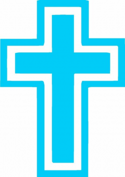 Cross clipart blue - Clip Art Library