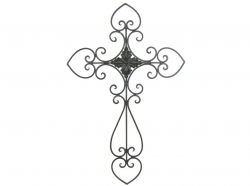 Elegant cross clip art - Clip Art Library