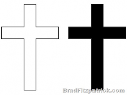 Cross black and white free cross clipart black and white clipart ...