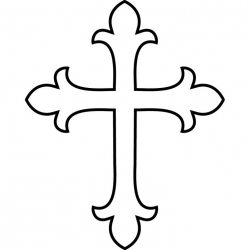 Black white unique cross clipart ideas on christmas t - ClipartPost