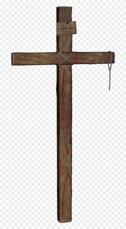 Wooden Cross - Transparent Wooden Cross Clipart (#769161) - PinClipart