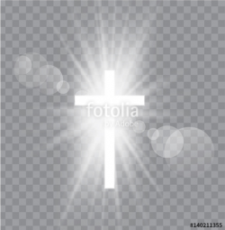 neon cross, glowing cross, religion, Christianity, Jesus ...