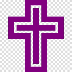 Christian cross Computer Icons Purple , Purple Cross ...