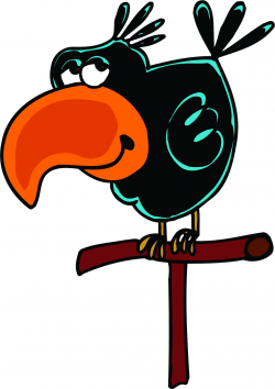 Crow Cartoon Characters Clipart - Free Clipart | Clip art ...
