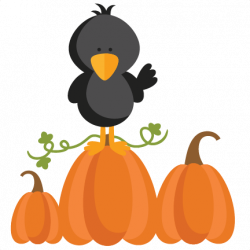 Autumn crow svg scrapbook cut file cute clipart files for ...