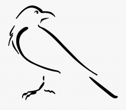Crow Clipart Easy Draw - Crow Clipart Outline #2629161 ...