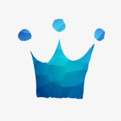 Blue Crown Picture Material, Crown Clipart, Blue, Blue Crown PNG ...