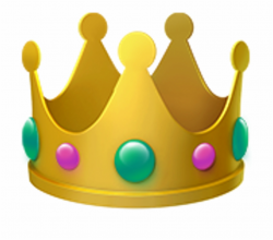 Crown Clipart Emoji - Iphone Crown Emoji, Transparent Png Download ...