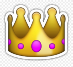 Crown 20emoji Original - Crown Iphone Emoji Png Clipart (#686311 ...
