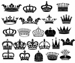 Crown Clipart // King Queen Crown Clip Art // Royal by BlueGraphic ...