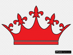 Queen Crown Red Clip art, Icon and SVG - SVG Clipart