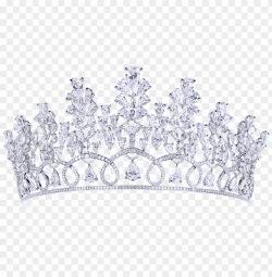 transparent diamond crown PNG image with transparent ...