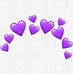 blue heart crown transparent PNG image with transparent ...