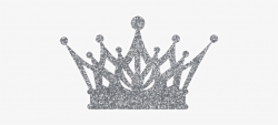 Silver Crown Png Download - Silver Glitter Crown Png PNG ...