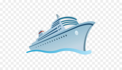 Disney Cruise Line Cruise ship Clip art - Hand-painted blue ...