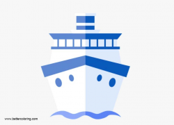 Blue Cruise Ship Clip Art Front View - Clipart1001 - Free ...