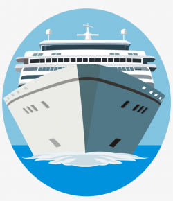 Cruise Ship Clipart Cargo Ship - Cruise Ship Front View ...