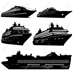 Free download Cruise Ship Silhouette Clipart for your ...