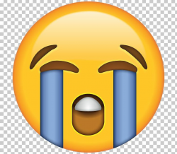 Face With Tears Of Joy Emoji Crying Laughter Sticker PNG ...