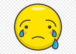 Crying Face Emoji Clipart (#2416800) - PinClipart