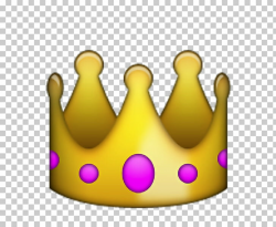 Apple Color Emoji iPhone Sticker Crown, corona, crown emoji ...
