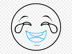How To Draw Crying Laughing Emoji - Circle Clipart (#2112440 ...