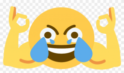 laughing emoji Hand emoji clipart discord open eye crying ...