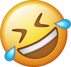 Tears Of Joy Emoji [Free Download iPhone Emojis] | Emoji ...