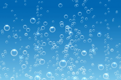 Bubbles in water background