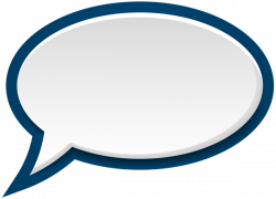 Speech bubble png clipart with transparent background