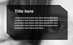 Div with cut out edges, border and transparent background ...