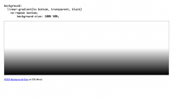 CSS3 Background Size with gradient