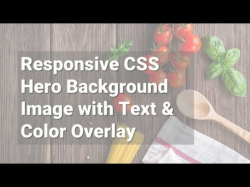 A Responsive CSS Hero Background Image 