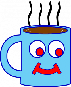 Blue hot chocolate cup clip art at vector clip art png ...