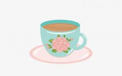 Tea Cup Svg Scrapbook Cut File Cute Clipart Files For ...