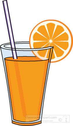 Drink and beverage clipart glass of orange juice straw 2 jpg ...