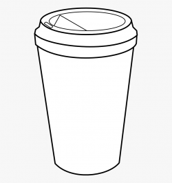 Coffee Clipart Black And White - Go Cup Of Coffee Drawing ...