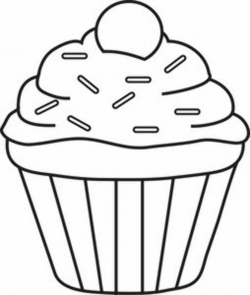 ClipArt - Sprinkles Single | Cupcakery | Cupcake coloring pages ...