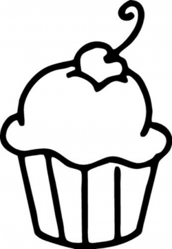 outline clipart cupcake clipart outline cupcake outline clipart ...