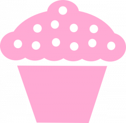 Light Pink Cupcake Clipart - Clip Art Library